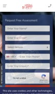 How visaandmigration.com looks like on a mobile device such as an iPhone.