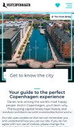 How visitcopenhagen.com looks like on a mobile device such as an iPhone.