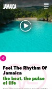 How visitjamaica.com looks like on a mobile device such as an iPhone.