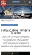 How visitportland.com looks like on a mobile device such as an iPhone.