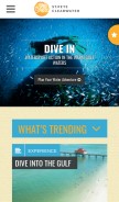 How visitstpeteclearwater.com looks like on a mobile device such as an iPhone.