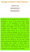 How visitsunderbans.com looks like on a mobile device such as an iPhone.