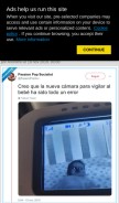 How vistoenlasredes.com looks like on a mobile device such as an iPhone.