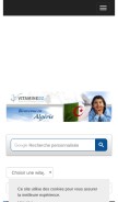 How vitaminedz.com looks like on a mobile device such as an iPhone.