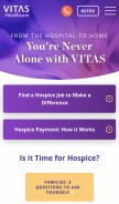 How vitas.com looks like on a mobile device such as an iPhone.