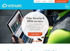 How vitrium.com looks like on a tablet such as an iPad.