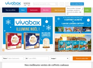 How vivabox.fr looks like on a tablet such as an iPad.