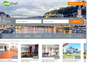 How vivastreet.com looks like on a tablet such as an iPad.