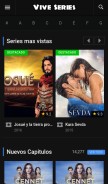 How viveseries.com looks like on a mobile device such as an iPhone.