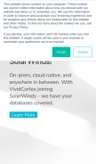 How vividcortex.com looks like on a mobile device such as an iPhone.