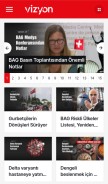 How vizyon.ch looks like on a mobile device such as an iPhone.