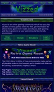 How vizzed.com looks like on a mobile device such as an iPhone.