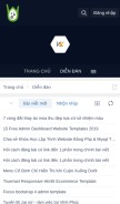 How vjl.vn looks like on a mobile device such as an iPhone.
