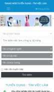 How vlam.vn looks like on a mobile device such as an iPhone.
