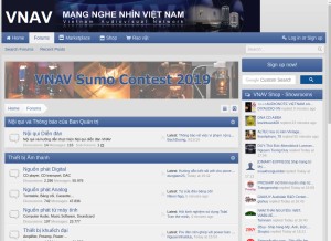 How vnav.vn looks like on a tablet such as an iPad.