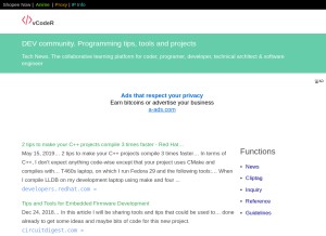 How vncoder.com looks like on a tablet such as an iPad.
