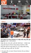 How vnfinance.vn looks like on a mobile device such as an iPhone.