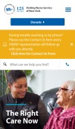 How vnsny.org looks like on a mobile device such as an iPhone.