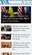 How voatiengviet.com looks like on a mobile device such as an iPhone.
