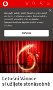 How vodafone.cz looks like on a mobile device such as an iPhone.