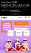 How voila.fr looks like on a mobile device such as an iPhone.