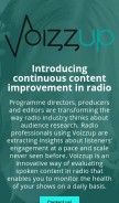 How voizzup.com looks like on a mobile device such as an iPhone.