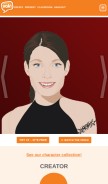 How voki.com looks like on a mobile device such as an iPhone.