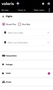 How volaris.com looks like on a mobile device such as an iPhone.