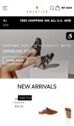 How volatileusa.com looks like on a mobile device such as an iPhone.