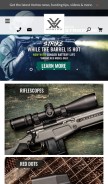 How vortexoptics.com looks like on a mobile device such as an iPhone.