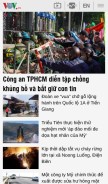 How vov.vn looks like on a mobile device such as an iPhone.