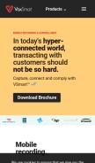 How voxsmart.com looks like on a mobile device such as an iPhone.