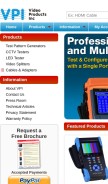 How vpi.us looks like on a mobile device such as an iPhone.