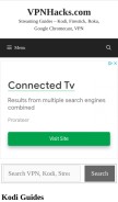 How vpnhacks.com looks like on a mobile device such as an iPhone.