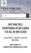 How vrallinoneclick.com looks like on a mobile device such as an iPhone.