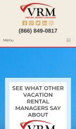 How vrmgr.com looks like on a mobile device such as an iPhone.