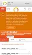 How vsct.fr looks like on a mobile device such as an iPhone.