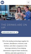 How vtinfo.com looks like on a mobile device such as an iPhone.