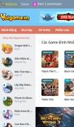 How vuigame.vn looks like on a mobile device such as an iPhone.