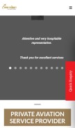 How vvipflight.com looks like on a mobile device such as an iPhone.