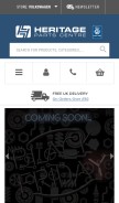 How vwheritage.com looks like on a mobile device such as an iPhone.