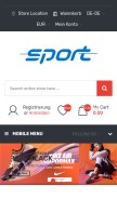 How vyage.co looks like on a mobile device such as an iPhone.