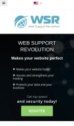 How w.tools looks like on a mobile device such as an iPhone.