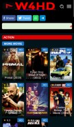 How w4hd.com looks like on a mobile device such as an iPhone.