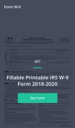 How w9form-online.com looks like on a mobile device such as an iPhone.