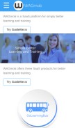 How wagmob.com looks like on a mobile device such as an iPhone.