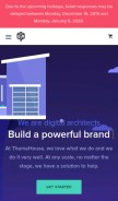 How waindigo.org looks like on a mobile device such as an iPhone.