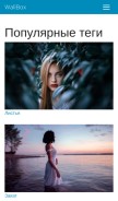 How wallbox.ru looks like on a mobile device such as an iPhone.