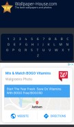 How wallpaper-house.com looks like on a mobile device such as an iPhone.