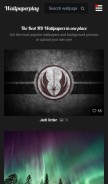 How wallpaperplay.com looks like on a mobile device such as an iPhone.